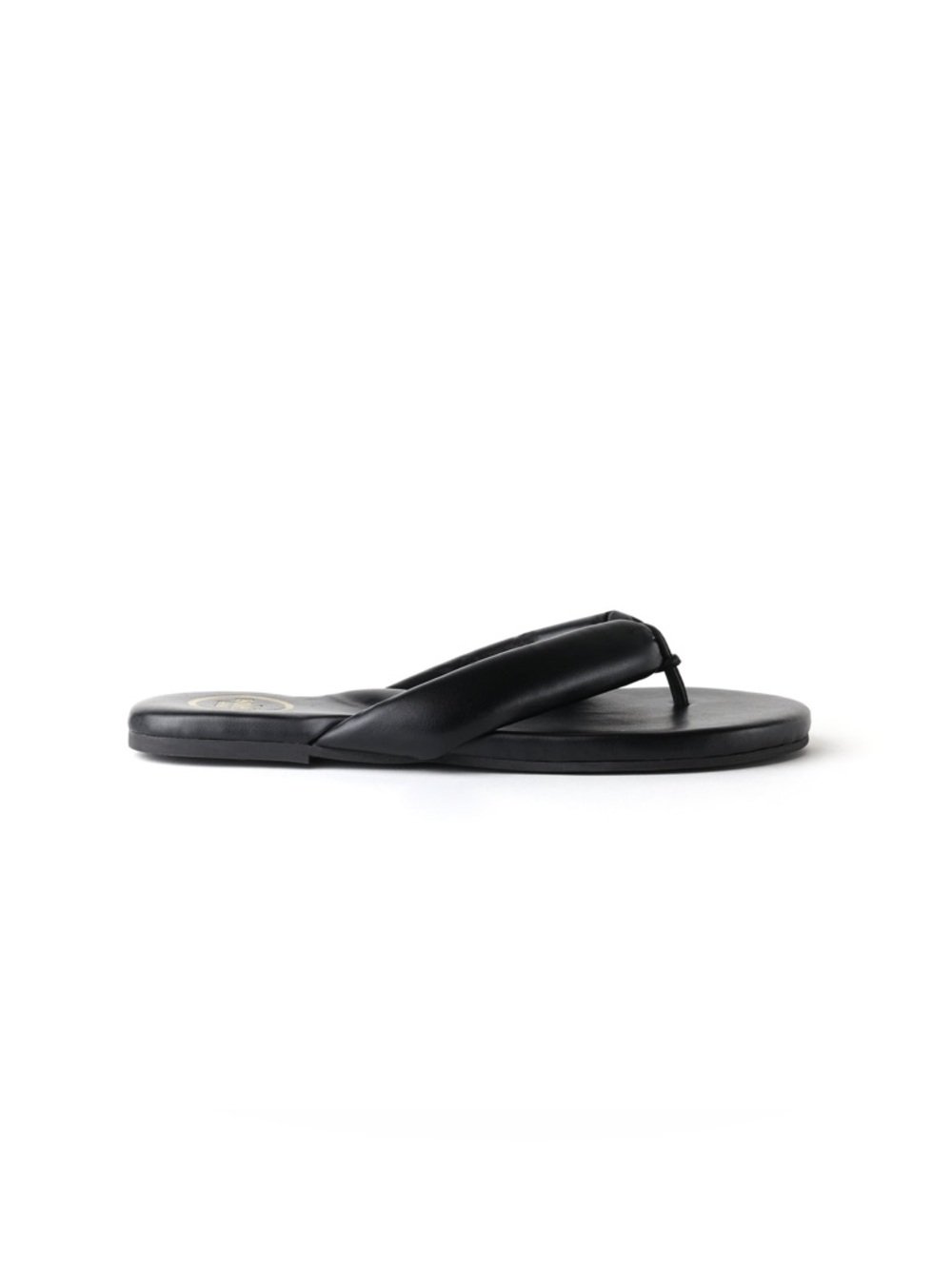 NWOT Solei Sea Gizel Pillow Strap Sandals Noir Black Size 8 US/39 - Picture 4 of 11